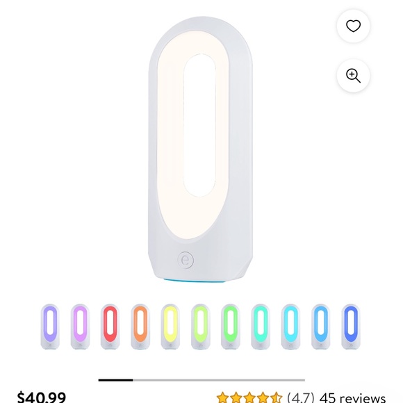 LED Table Top color changing lamp. Great for a teenagers room . - Picture 5 of 8